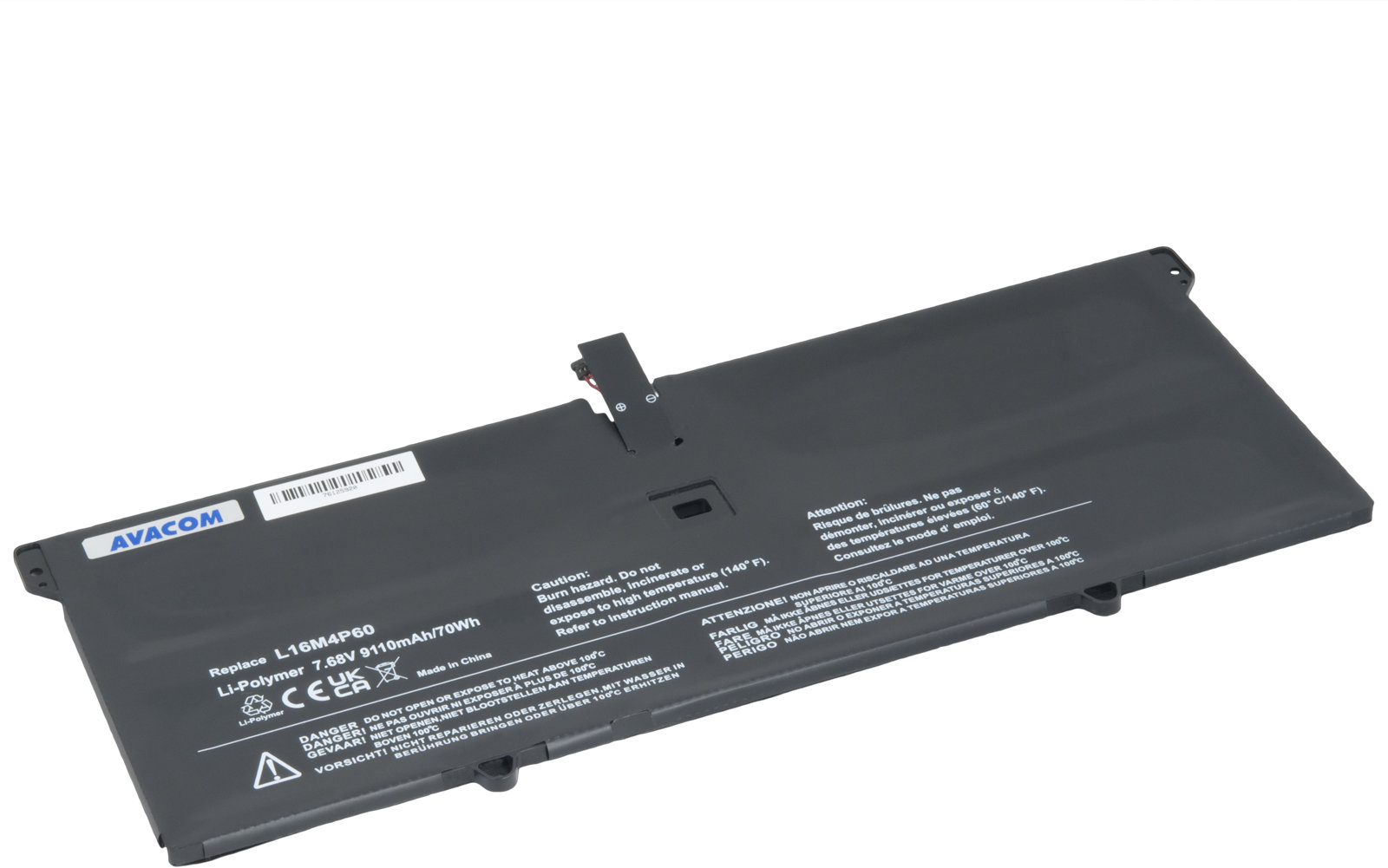 AVACOM pre Lenovo Yoga 920 Series Li-Pol 7,68 V 9110 mAh 70 Wh