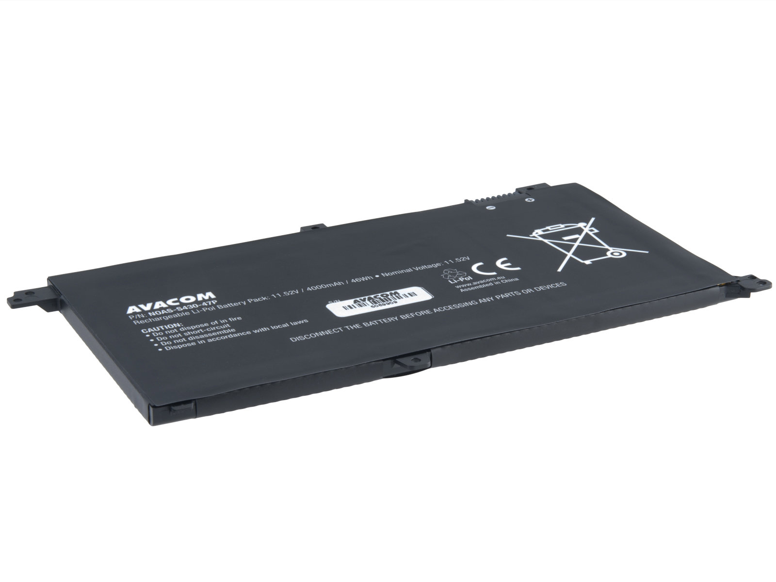 AVACOM pro Asus VivoBook X571 Li-Pol 11,52V 4000mAh 46Wh