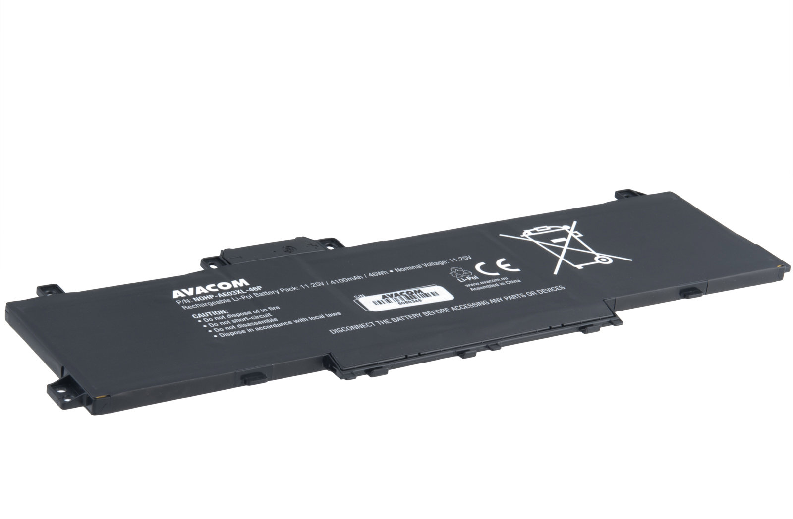 AVACOM pro HP 250 G10, 256 G10 AE03XL Li-Pol 11,25V 4100mAh 46Wh