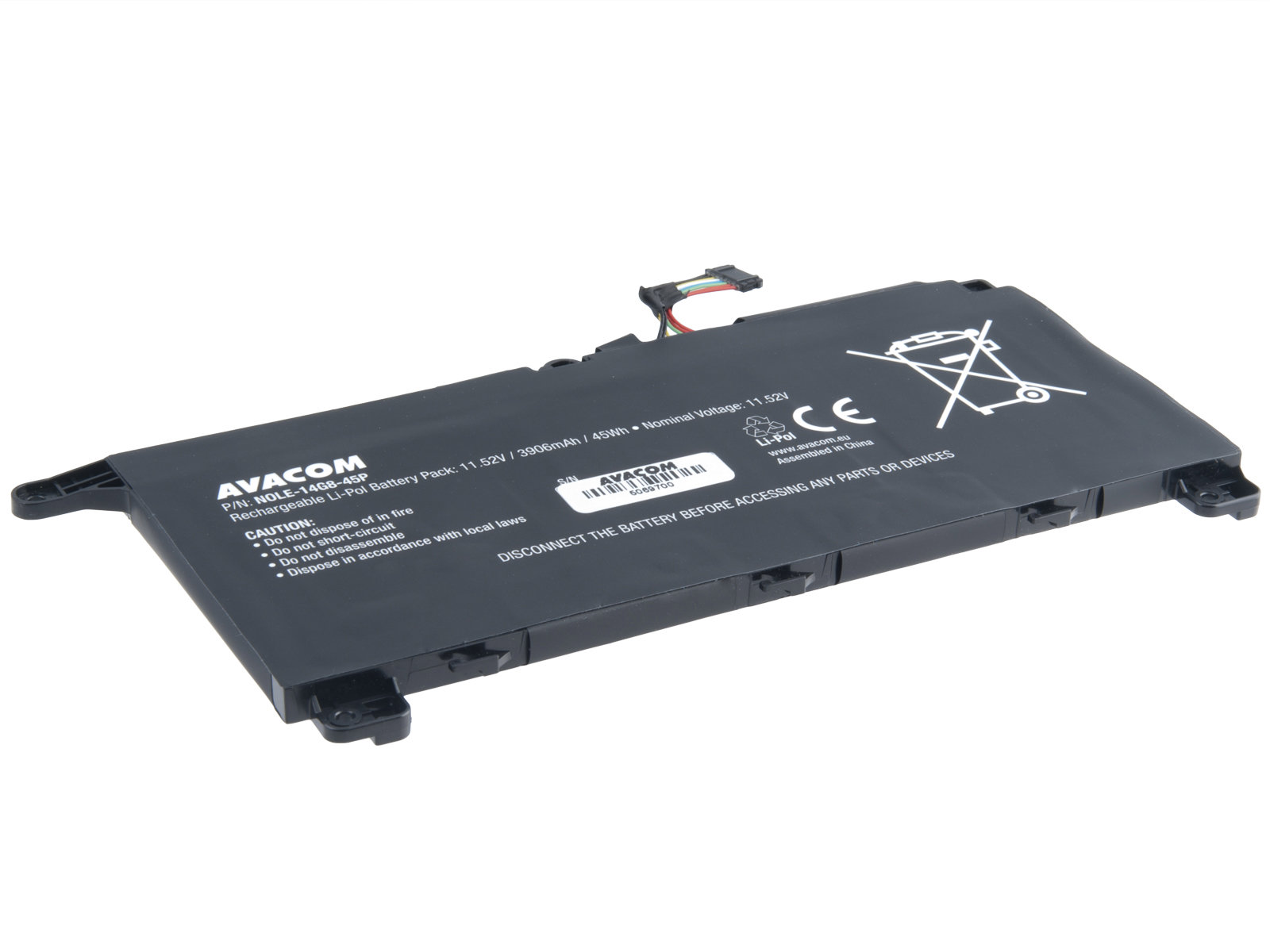 AVACOM pro Lenovo ThinkBook 14 G8 IAL, 16 G6, G8 IAL Li-Pol 11,52V 3906mAh 45Wh