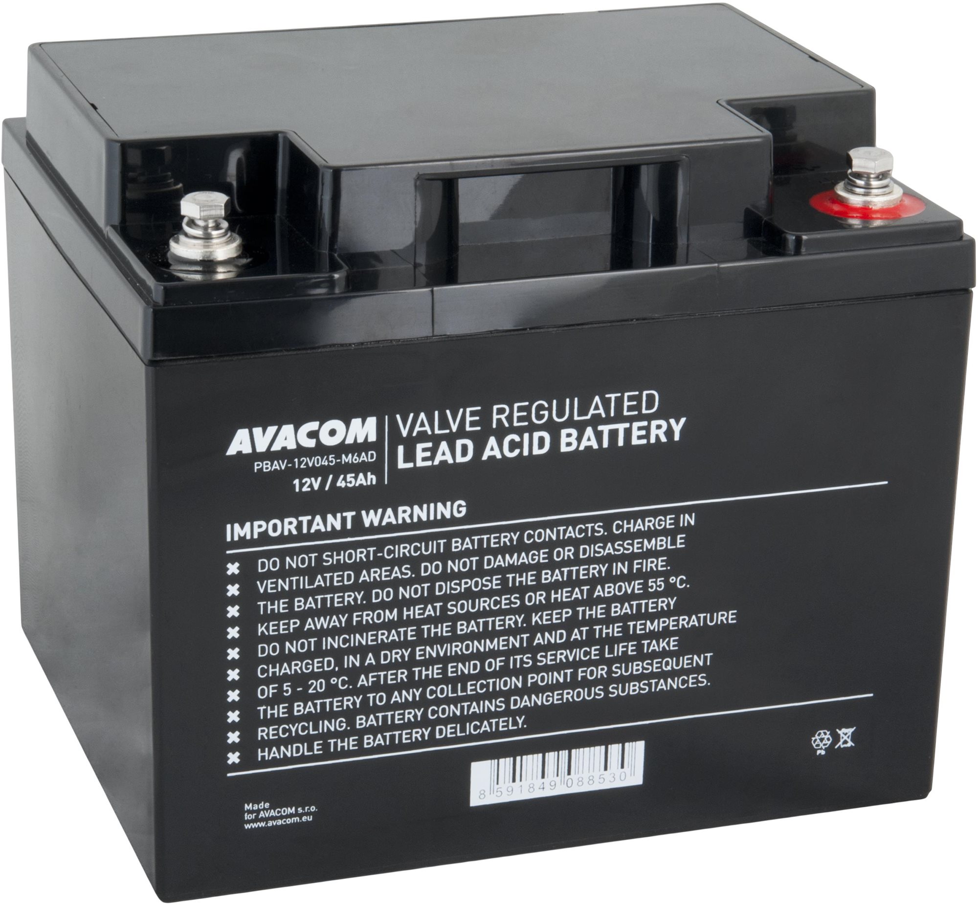 AVACOM batéria 12 V 45 Ah M6 DeepCycle