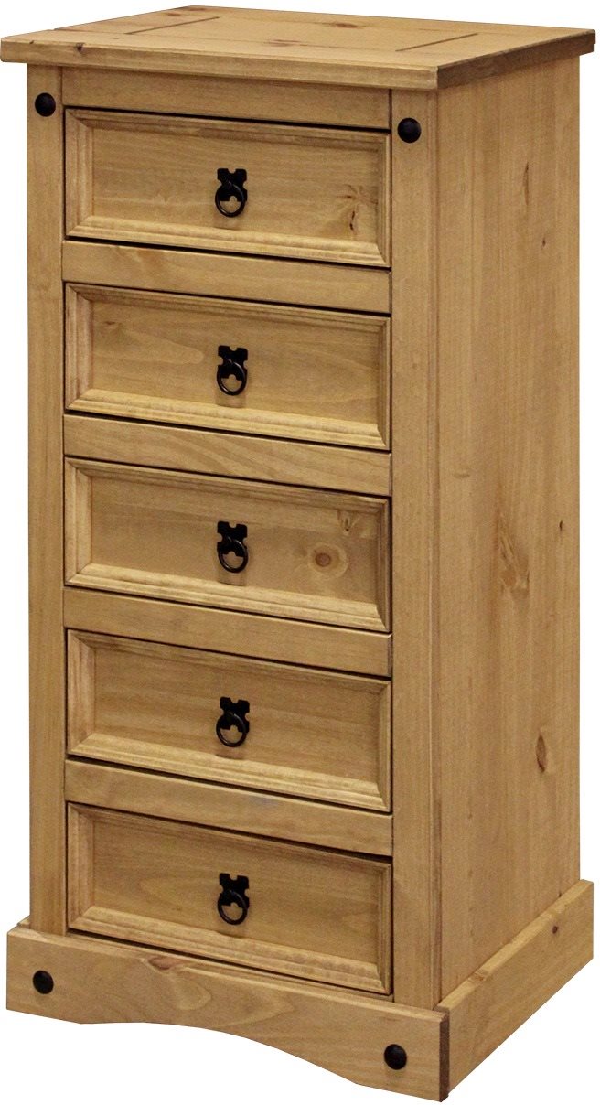 IDEA Komoda 5 zásuviek CORONA vosk