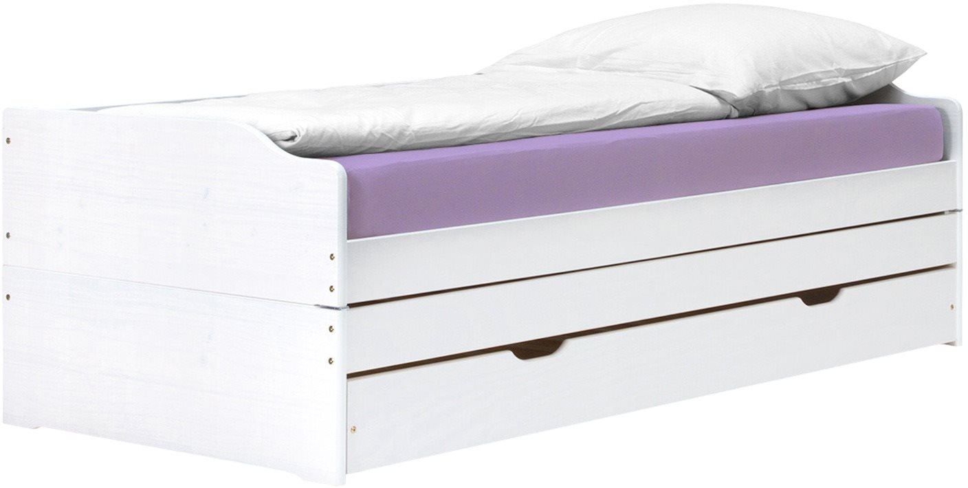 IDEA nábytok Rozkladacia pohovka FENIX biely lak