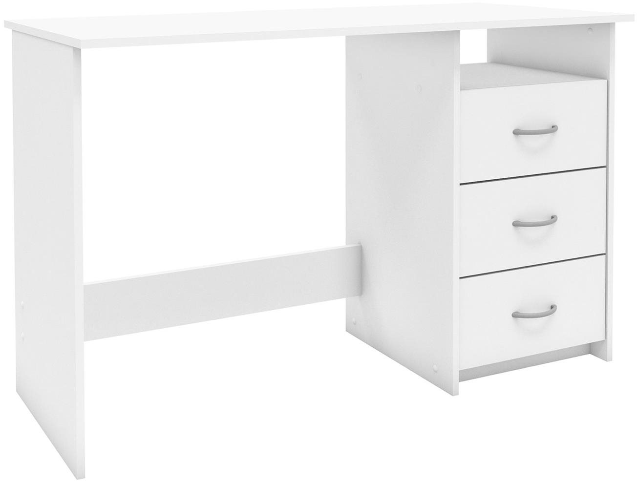 IDEA nábytok Písací stôl perleťovo biely