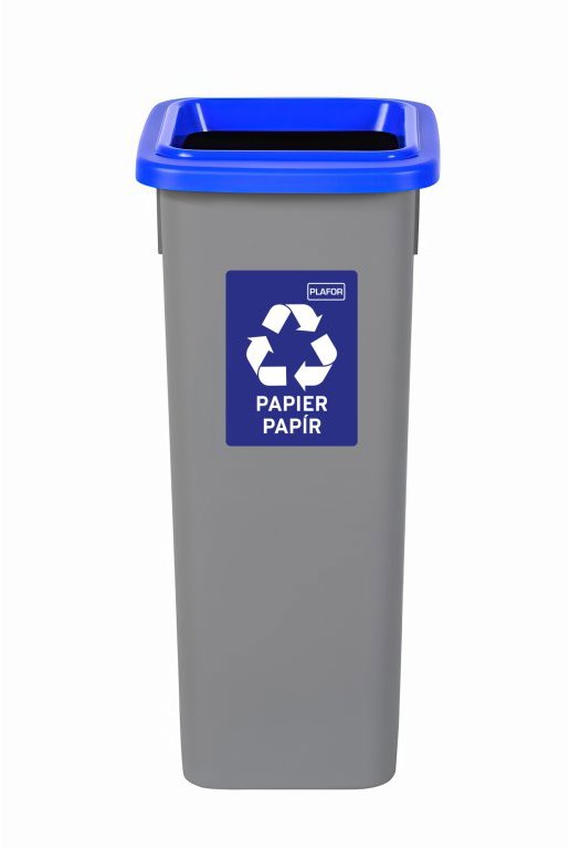 Igotrend, 713003 Kôš na triedený odpad 20 l, FIT BIN sivo/modrý