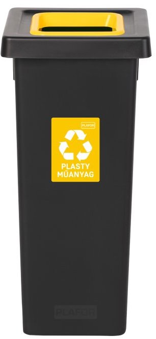 Igotrend, 720001 Kôš na triedený odpad 53 l, FIT BIN čierno/žltý