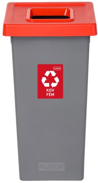 Igotrend, 723004 Kôš na triedený odpad 75 l, FIT BIN sivo/červený