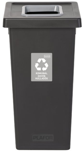 Igotrend, 724005 Kôš na triedený odpad 75 l, FIT BIN čierno/sivý