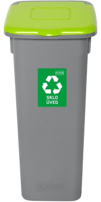 Igotrend Kôš separ. odpad 53 l FLAP BIN sivý/zelený
