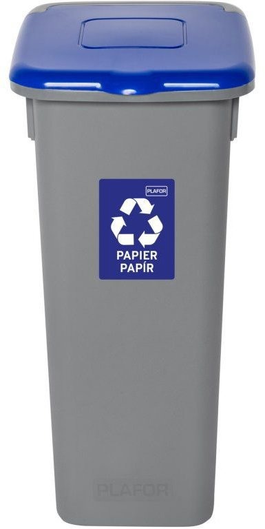 Igotrend Kôš separ. odpad 53 l FLAP BIN sivý/modrý