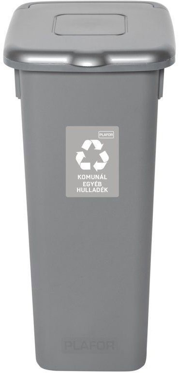 Igotrend Kôš separ. odpad 53 l FLAP BIN sivý/strieborný