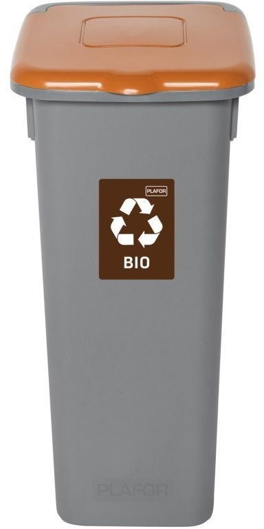 Igotrend Kôš separ. odpad 53 l FLAP BIN sivý/hnedý