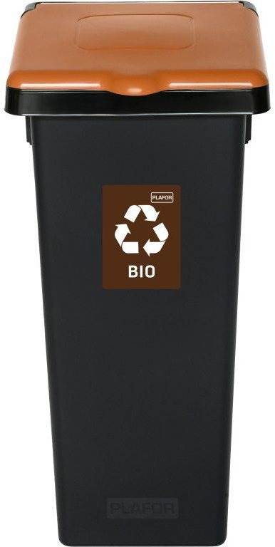 Igotrend Kôš separ. odpad 53 l FLAP BIN čierny/hnedý