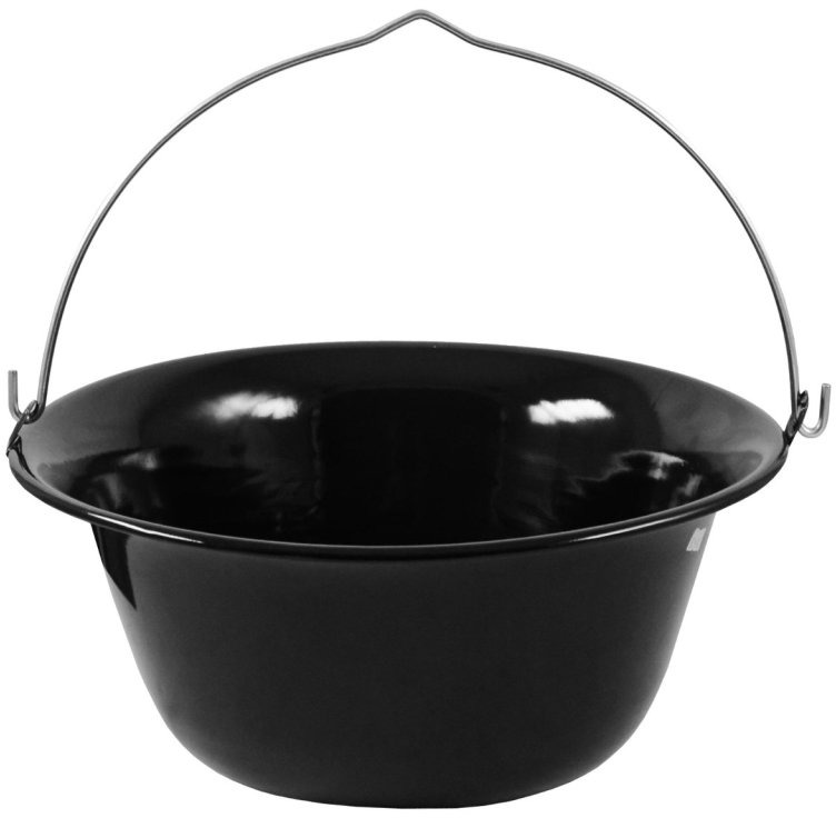 IGOTREND Kotlík na guláš smalt 11 l/40 cm, čierny