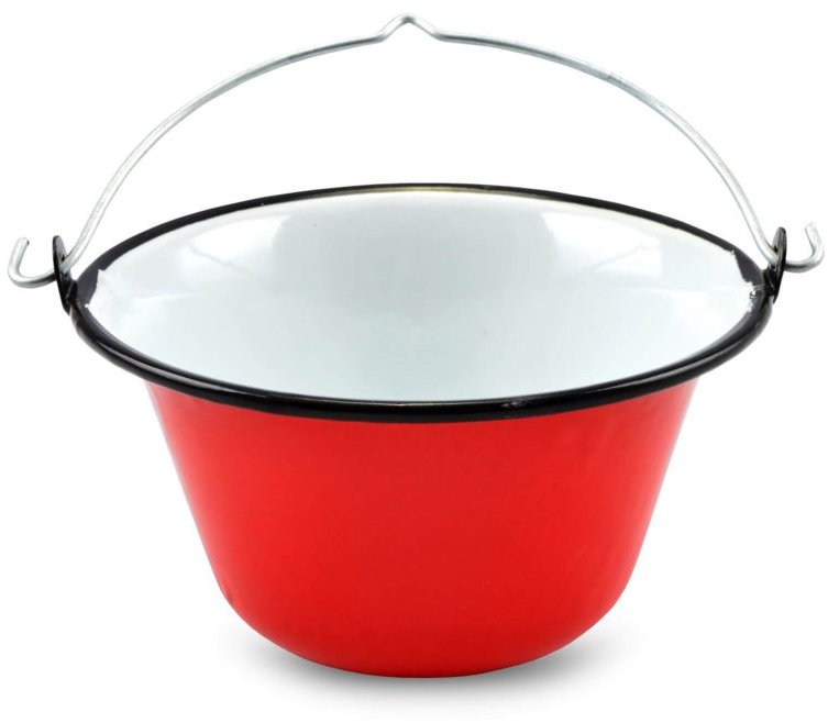 IGOTREND Kotlík na guláš smalt 0,8 l/16 cm, červený