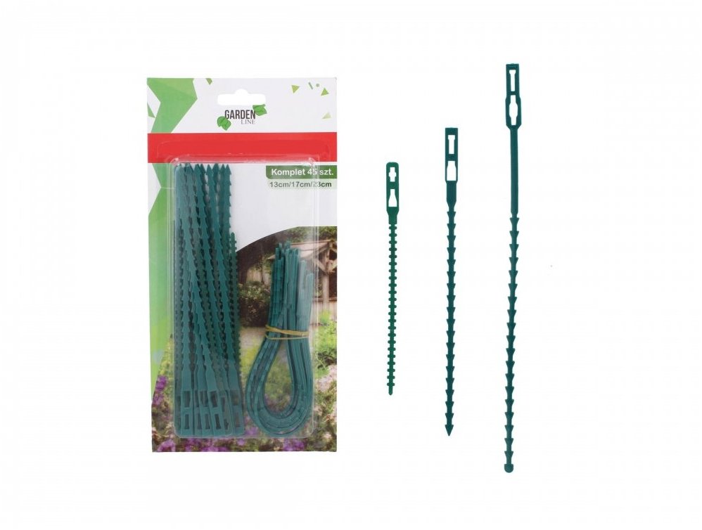 Igotrend Sada zahradních vázacích pásek 13/17/23 cm, set 225 ks