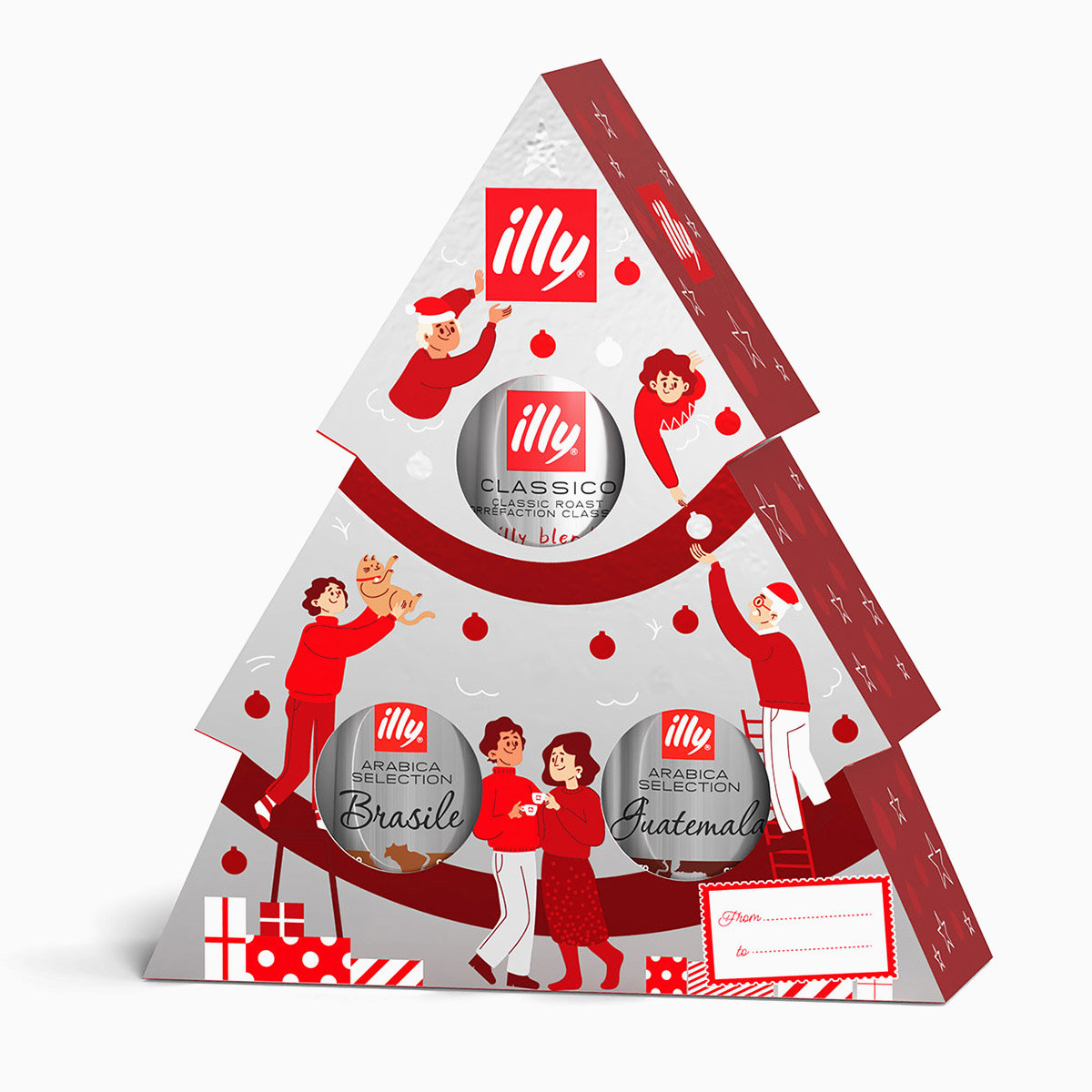 ILLY XMAS TREE 2025, 3× 125 g, mletá