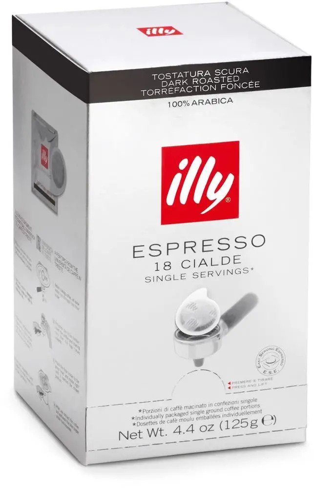 Porciovaná káva illy 18 dávok INTENSO