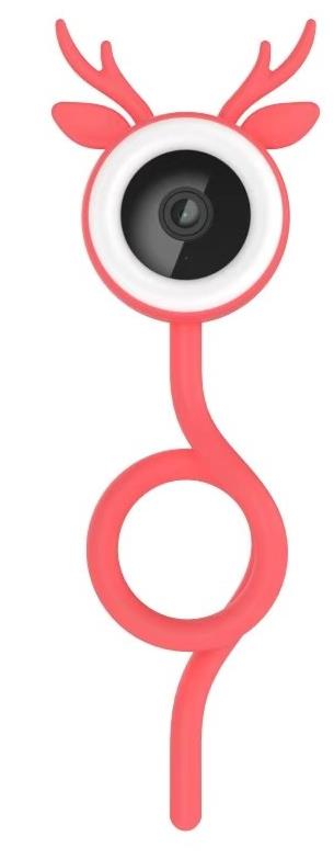 IMMAX NEO LITE Smart Security Baby Monitor WiFi 2,4 GHz, 4 MP, ružová