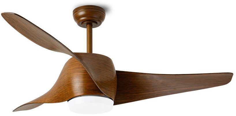 IMMAX NEO LITE WAVE Smart LED s ventilátorom, Tuya WiFi, drevený dekor