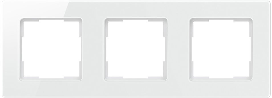 IMMAX trojrámik na vypínače, zásuvky a termostaty