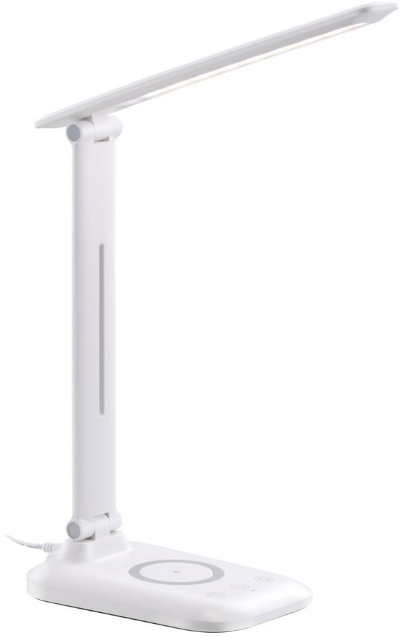 IMMAX LUMI LED s Qi bezdrôtovým nabíjaním, biela