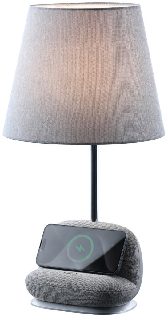 IMMAX SOFA LED s Qi bezdrôtovým nabíjaním, sivá