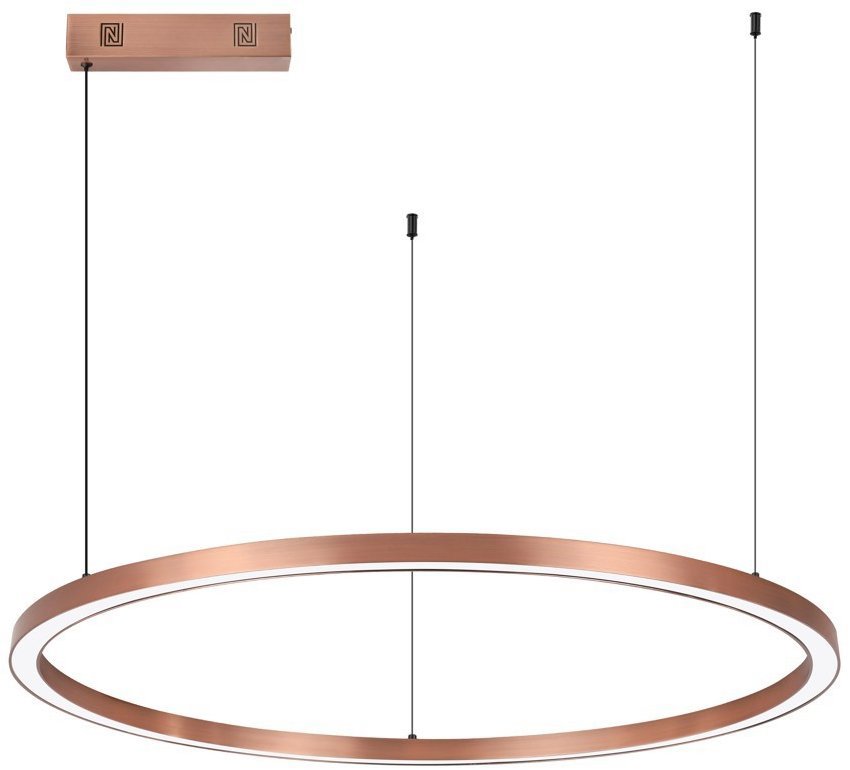 IMMAX NEO FINO NEW Smart závesné, 1 kruh, 80 cm, 55 W, Zigbee 3.0, medené