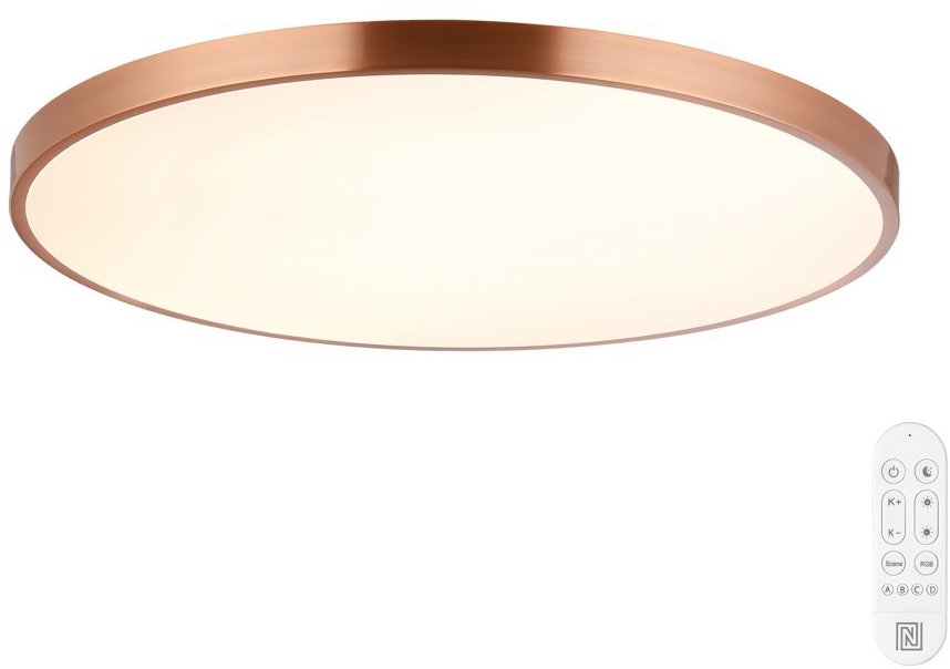 IMMAX NEO LITE SEMPLICI Smart stropný Tuya WiFi BEACON 100 cm 128 W meď/rose gold