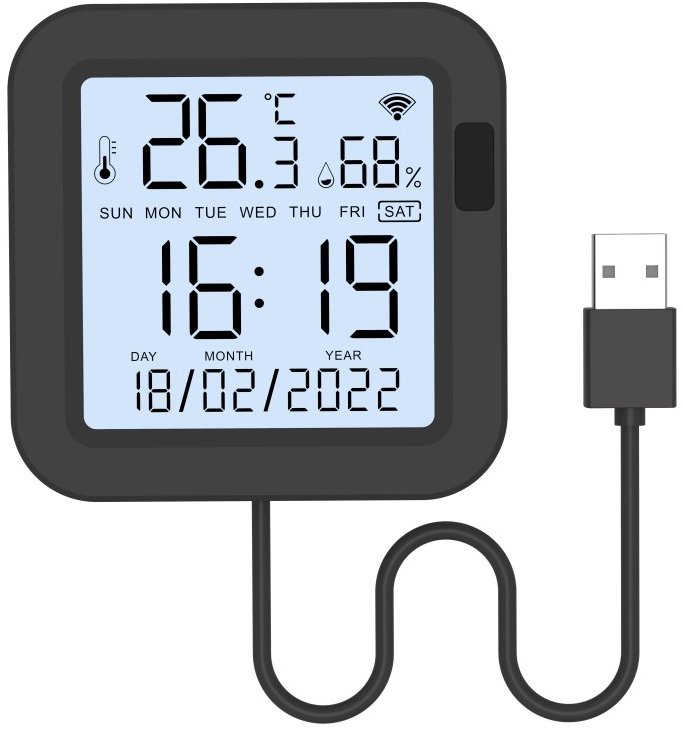 IMMAX NEO LITE Smart IR ovládač so senzormi teploty a vlhkosti s LCD, WiFi