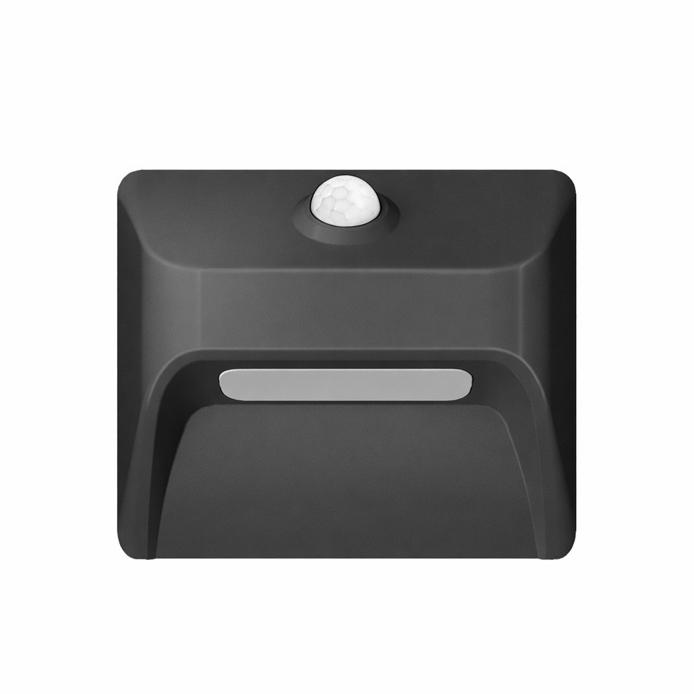IMMAX STEP LIGHT bezdrôtové schodiskové svietidlo, PIR senzor, čierne