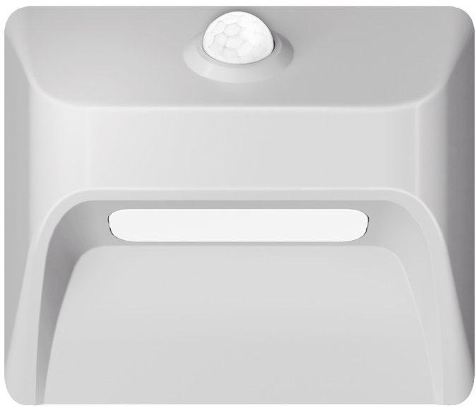 IMMAX STEP LIGHT bezdrôtové schodiskové svietidlo, PIR snímač, biele