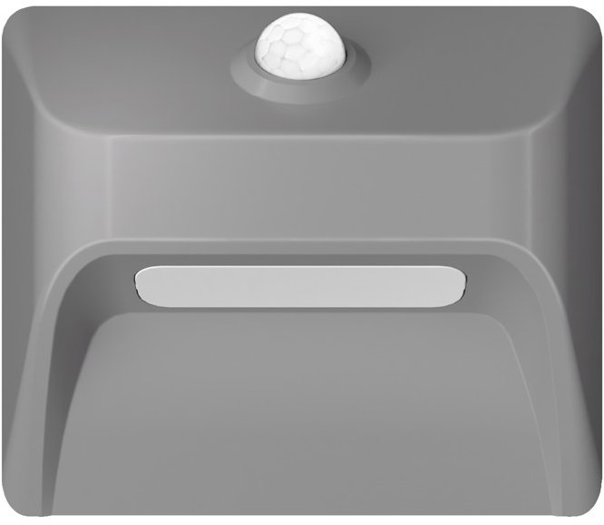 IMMAX STEP LIGHT bezdrôtové schodiskové svietidlo, PIR senzor, strieborné