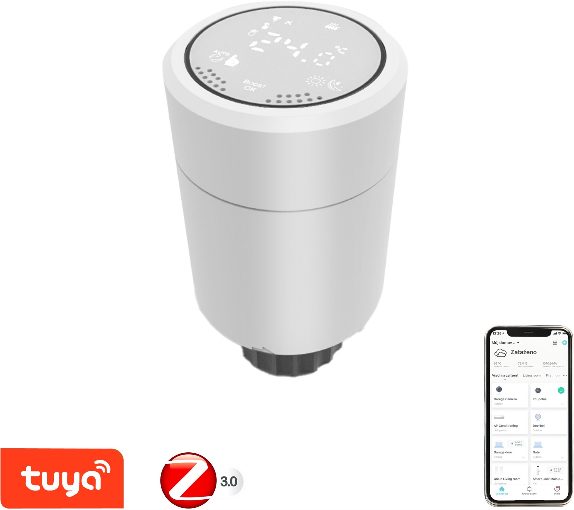 Immax NEO Smart – Termostatická hlavica Zigbee