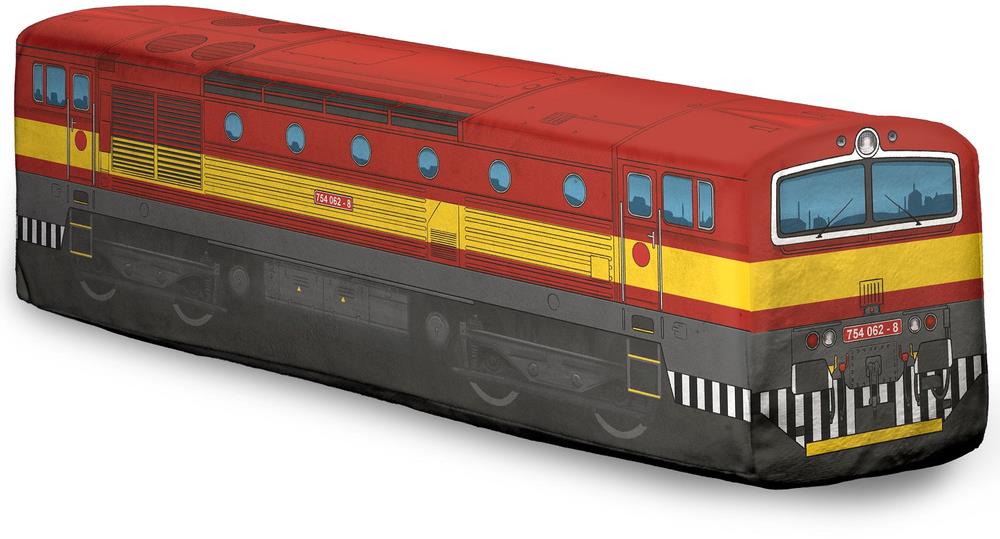 IMPAR Plyšový vláčik Okuliarnik – červený