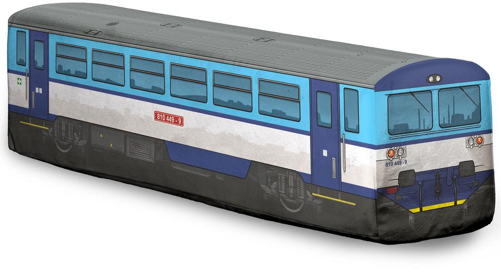 IMPAR Plyšový vláčik 810 – modrý