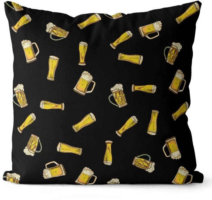 Impar polštář Pivo pattern