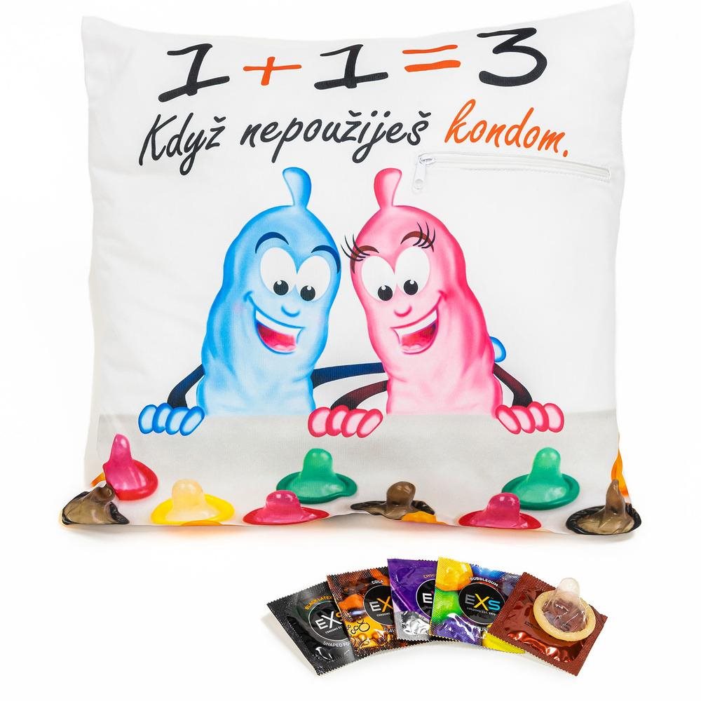 Impar vankúš kondómy 1 + 1=3