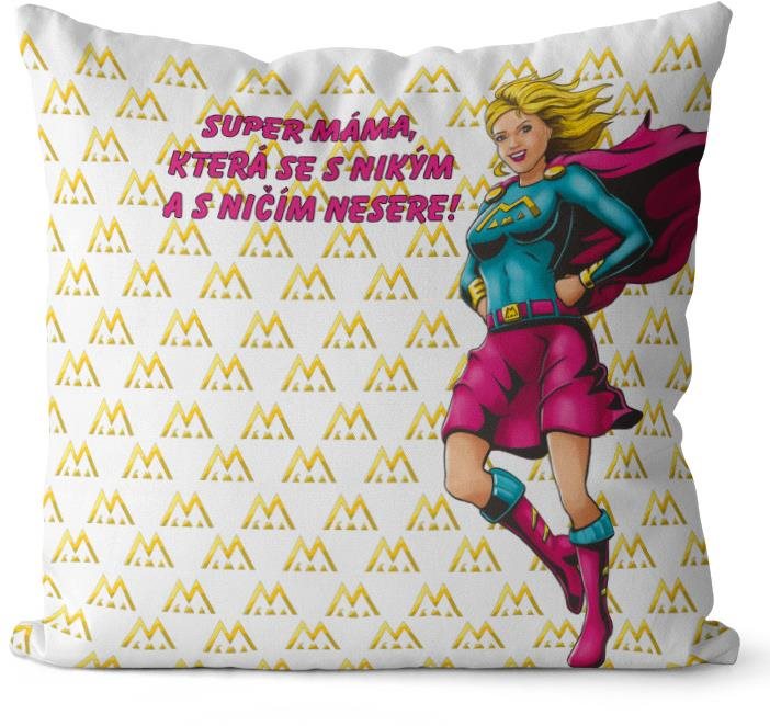 Impar vankúš Supermama – Farba vlasov=Blond