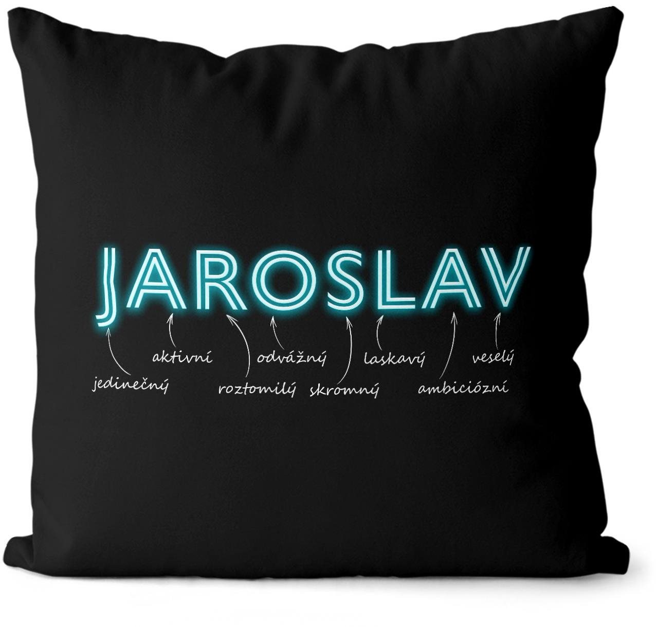 Impar, vankúš neónový muž. meno Jaroslav