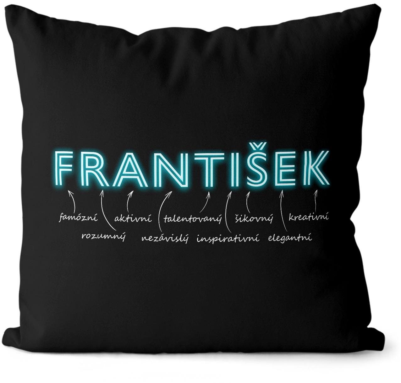 Impar vankúš neónový muž. meno František