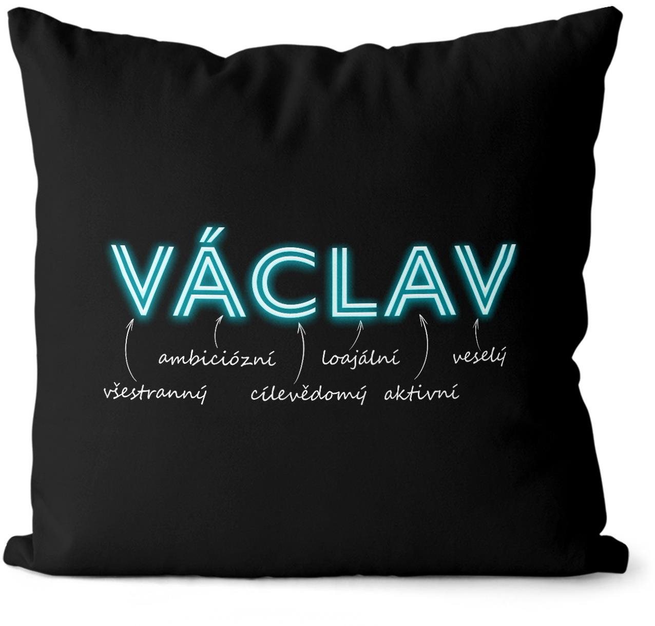 Impar, vankúš neónový muž. meno Václav