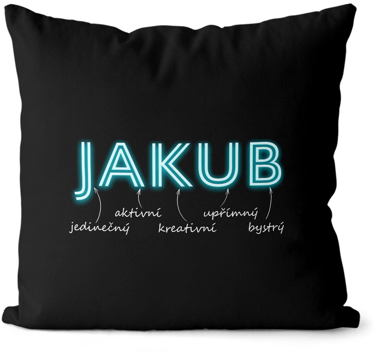 Impar vankúš neónový muž. meno Jakub