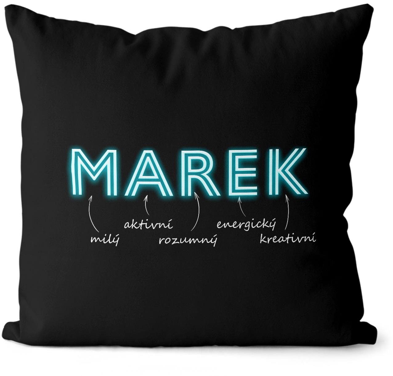 Impar, vankúš neónový muž. meno Marek