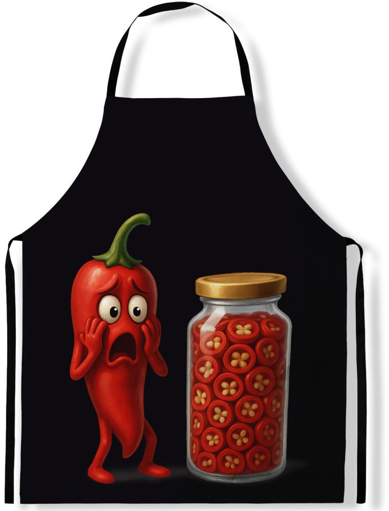 IMPAR Zástěra Vyděšené chilli