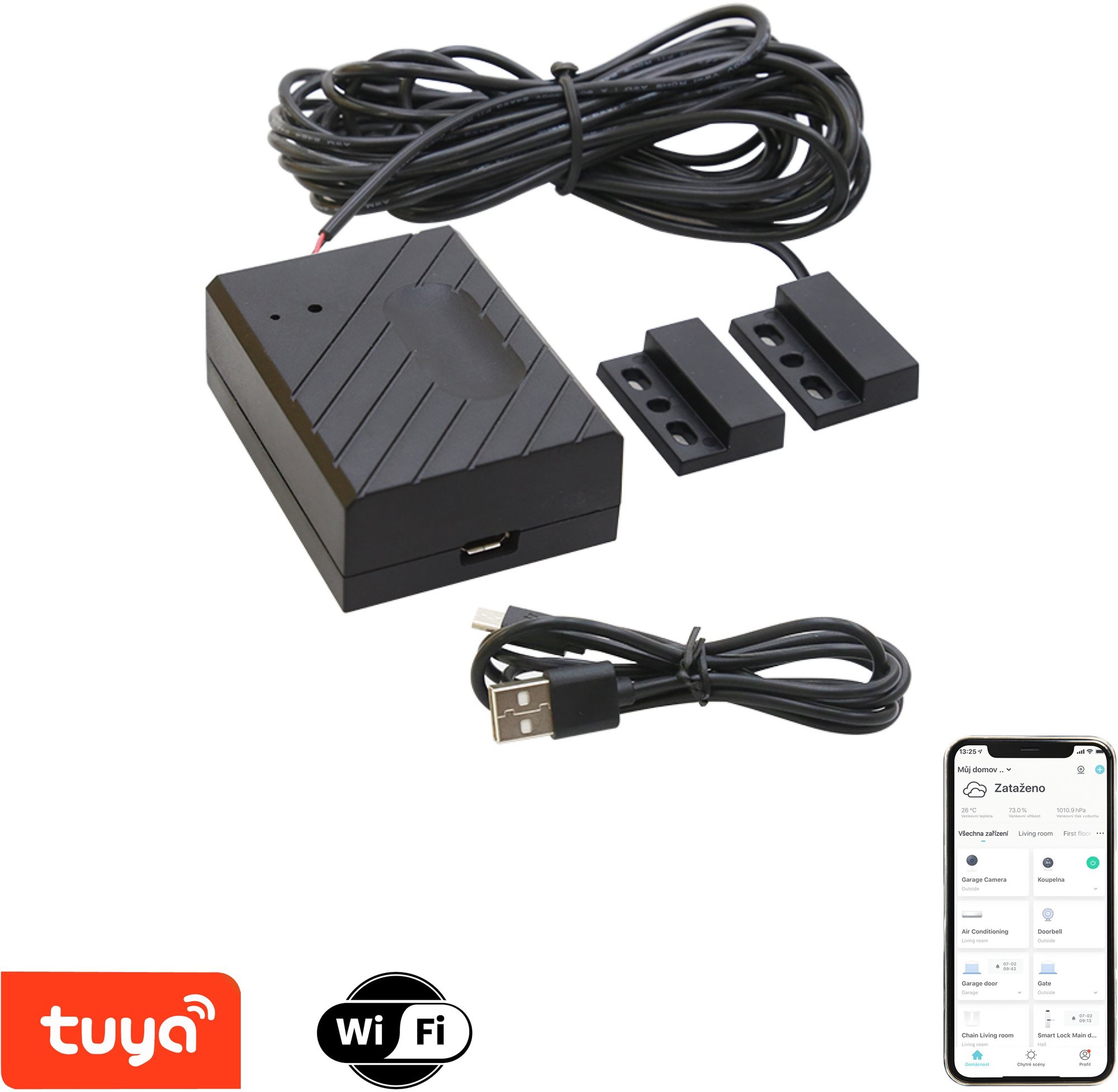 IMMAX NEO LITE Smart Ovládanie garážových brán a automatických brán, WiFi