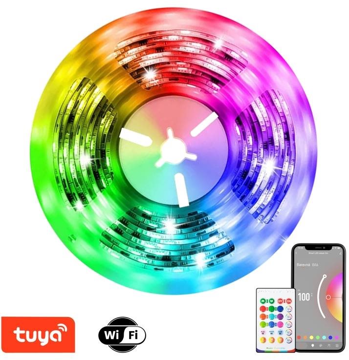 IMMAX NEO LITE Smart LED pásik 10 m (2× 5 m), RGB + CCT, farebný + stmievateľný, WiFi, diaľk. ovláda