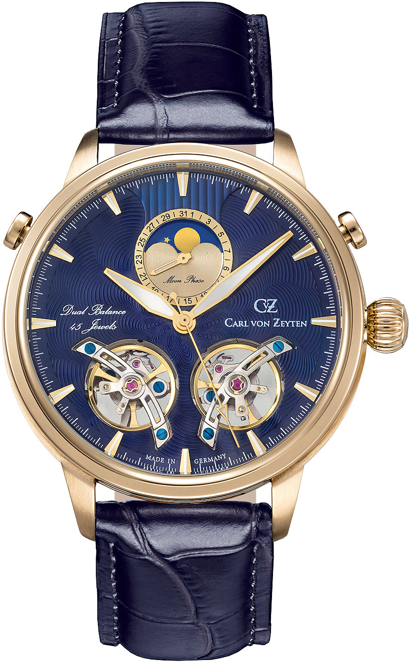 Carl von Zeyten CVZ0060GBLS Durbach Moonphase Automatic 45 mm