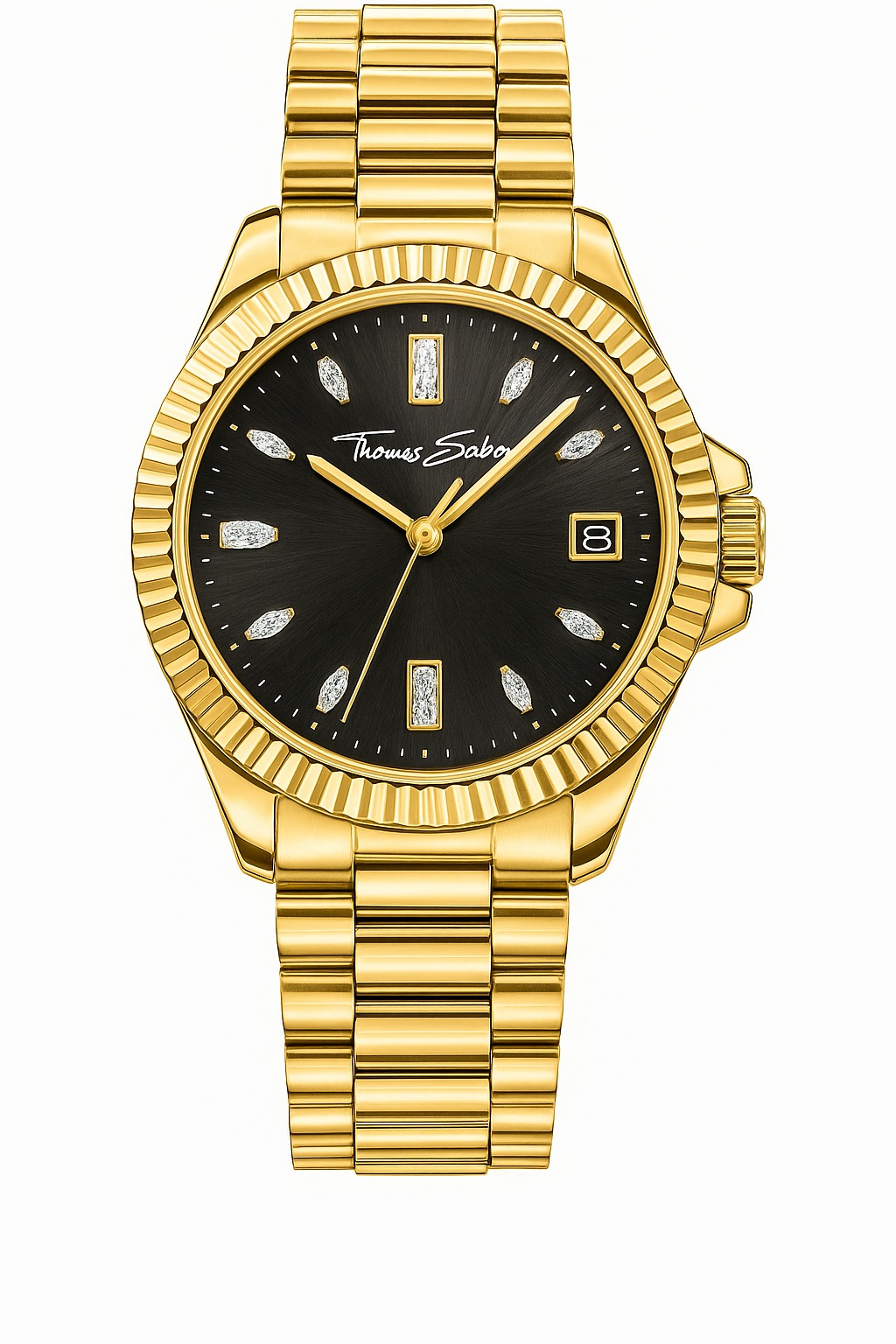 Thomas Sabo WA0431-291-207 black-gold 33 mm 5 ATM