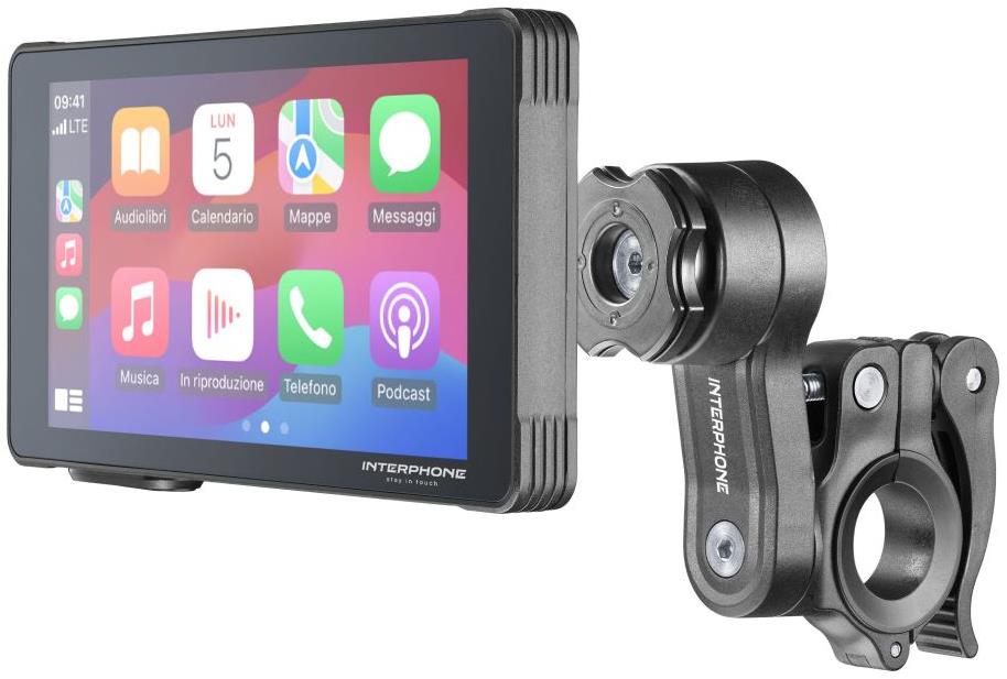 Interphone displej RideSync 55 – Zrkadlenie na motorku